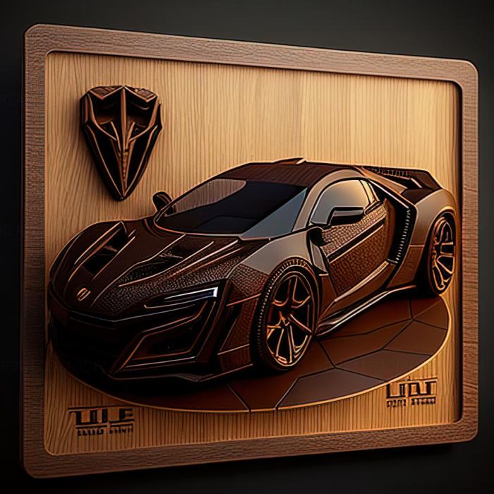 نموذج ثلاثي الأبعاد لآلة CNC ألعاب st Project CARS لعبة Lykan Hypersport